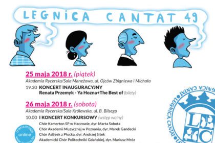 Legnica Cantat 49 już niebawem