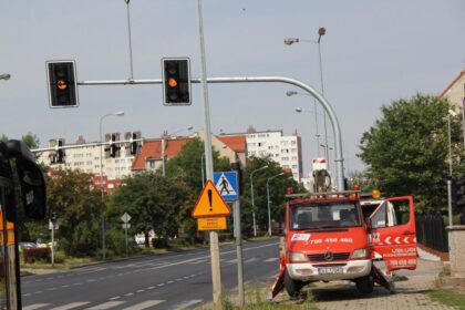 Sygnalizacja przy W. Niedźwiedzicy w końcu działa! No prawie