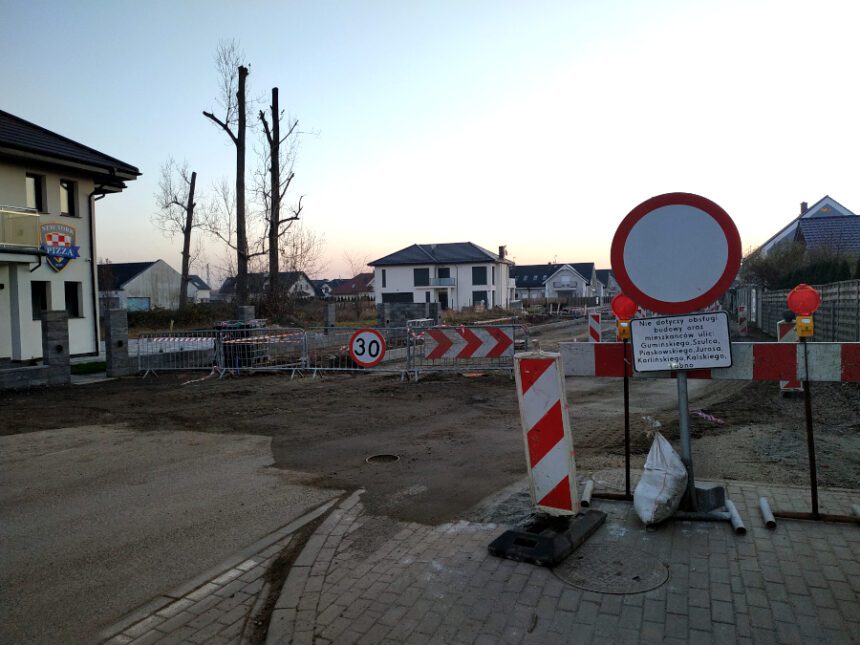 Budowa ul. Gumińskiego