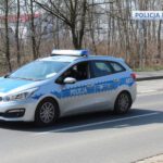 Driftował tuż przed radiowozem. Okazało się, że był naćpany