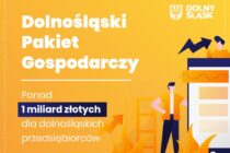 Miliard złotych w puli Dolnośląskiego Pakietu Gospodarczego
