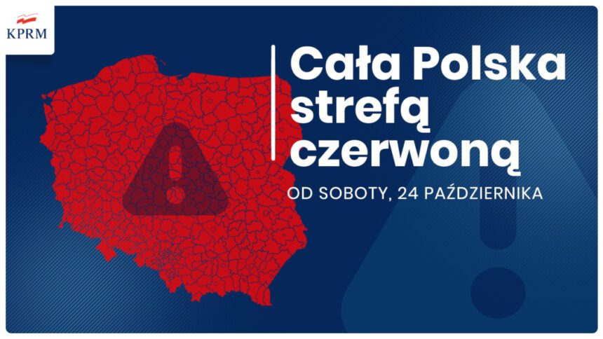 Cała Polska w czerwonej strefie. Nowe obostrzenia