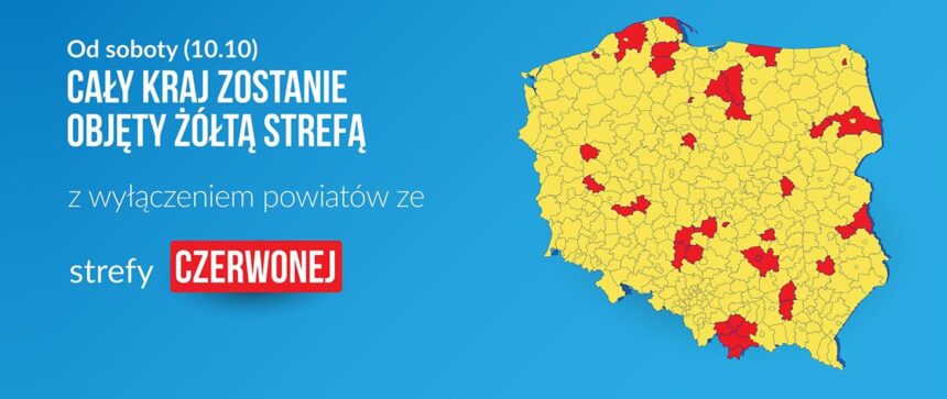 Od soboty cała Polska w strefie żółtej. Co to oznacza?