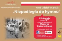 11 listopada weź udział w akcji "Niepodległa do hymnu"