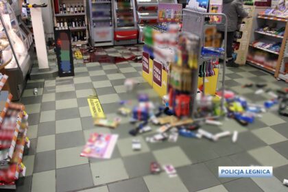 Agresywny Gruzin zdemolował jedną ze stacji paliw w Legnicy