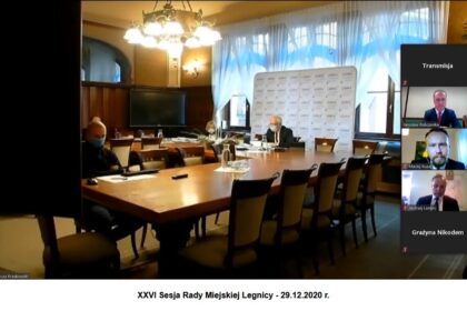 Dziś XXIX sesja Rady Miejskiej Legnicy w wersji online