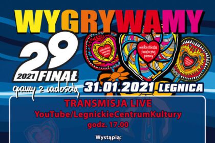 WOŚP2021. Zobacz jak będzie wyglądał "Finał z głową" w Legnicy