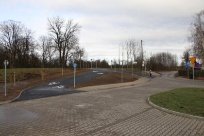 Wejście do legnickiego parku od strony ul. Wodnej już przebudowane