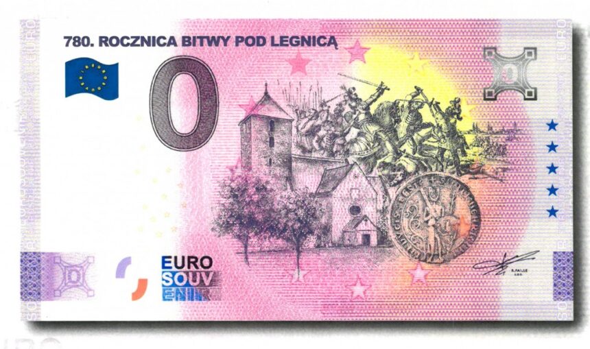 Wyemitowano banknot EURO upamiętniający Bitwę pod Legnicą