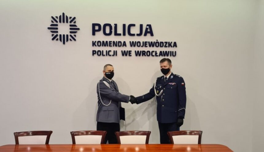 Podinsp. Zbigniew Kopij nowym komendantem KMP w Legnicy