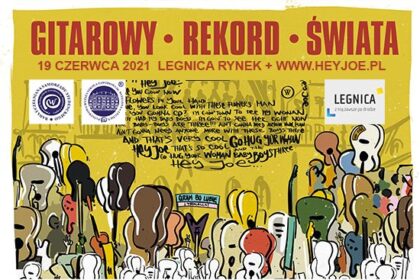 W Legnicy będą bili rekord gitarowy. Wspólne granie "Hey Joe"