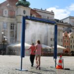 Kurtyny wodne z legnickich wodociągów ochłodzą nas podczas upałów