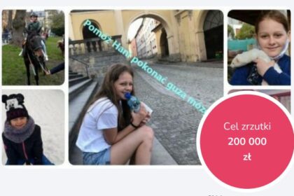LEGNICA POMAGA. Pomóżmy 9-letniej Hani pokonać guza mózgu