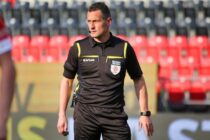Dominik Sulikowski posędziuje mecz Miedzi z Górnikiem Polkowice
