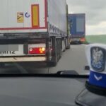 Zablokował ciężarówką korytarz życia. Zapłaci 2,5 tys. zł mandatu