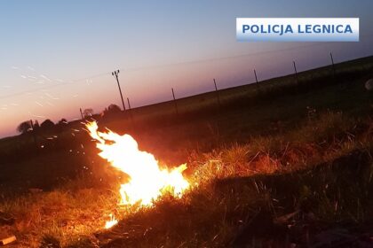 Legnicka policja przypomina: Wypalanie traw jest niedozwolone