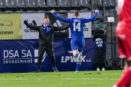 Miedź Legnica z kompletem punktów. Dublet Kamila Drygasa