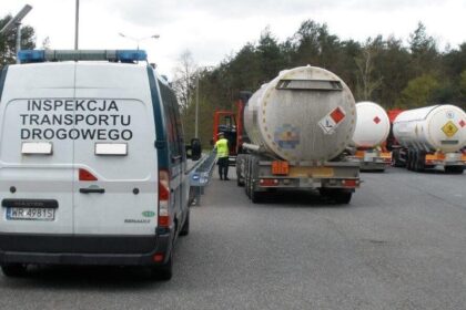 ITD kontrolowała przewóz towarów niebezpiecznych na A4