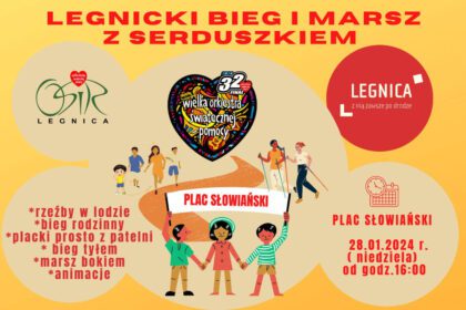 OSiR zagra z WOŚP. Organizuje Legnicki Bieg i Marsz z Serduszkiem