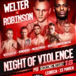 NIGHT OF VIOLENCE. Kolejna gala boksu w Legnicy z udziałem Karola Weltera