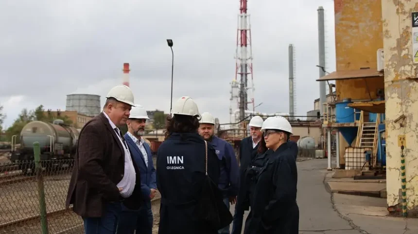 Wiceminister Mrówczyńska z wizytą w IMN i Hucie Miedzi Legnica