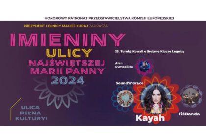 Kayah oraz Sound'n'Grace gwiazdami Imienin Ulicy NMP
