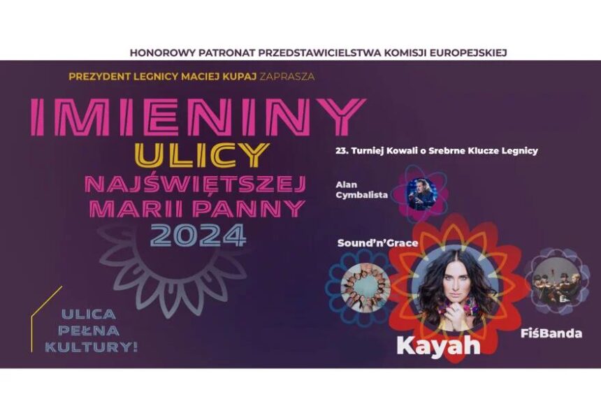 Kayah oraz Sound'n'Grace gwiazdami Imienin Ulicy NMP