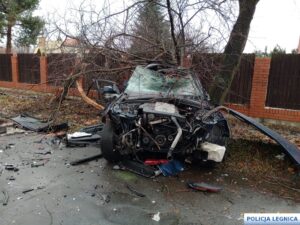 Pijany kierowca spowodował wypadek na ul. Zamiejskiej