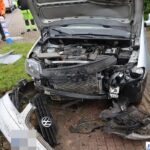 Pijana matka bez prawa jazdy uderzyła w latarnię. W aucie było 6-letnie dziecko