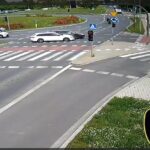 Zderzenie na Rondzie Niepodległości w Legnicy