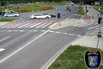 Zderzenie na Rondzie Niepodległości w Legnicy