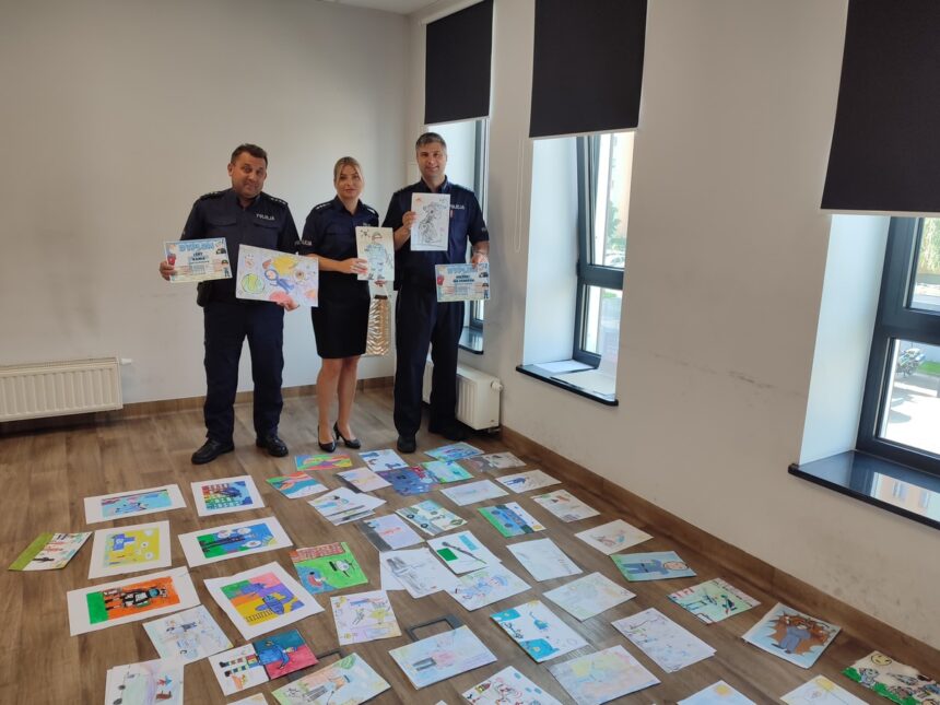 Policjant Przyszłości - konkurs plastyczny legnickiej policji