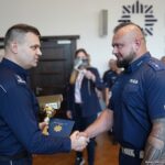 mł. asp. Paweł Dominiak z Wydziału Ruchu Drogowego KMP Legnica