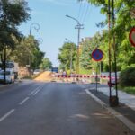 Zamknięte skrzyżowanie Mickiewicza z Oświęcimskiej