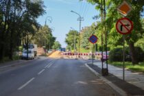 Zamknięte skrzyżowanie Mickiewicza z Oświęcimskiej