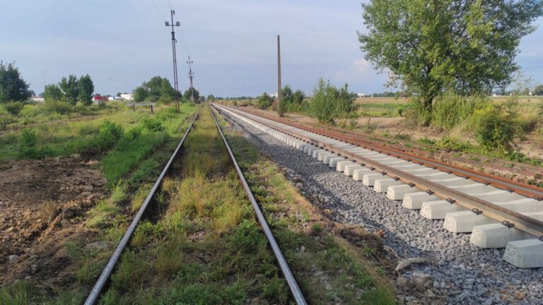 Torowisko na Magistrali Podsudeckiej - nowe tory