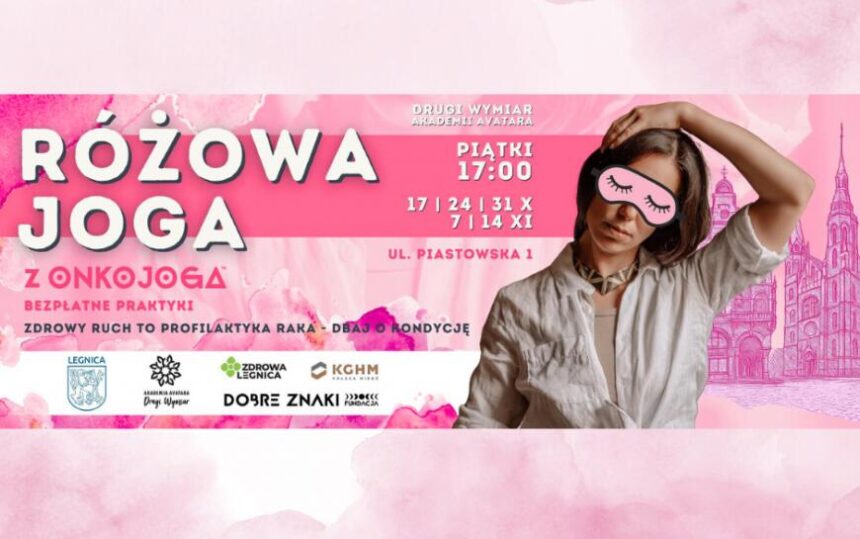 Różowa Joga w ramach programu "Zdrowa Legnica"