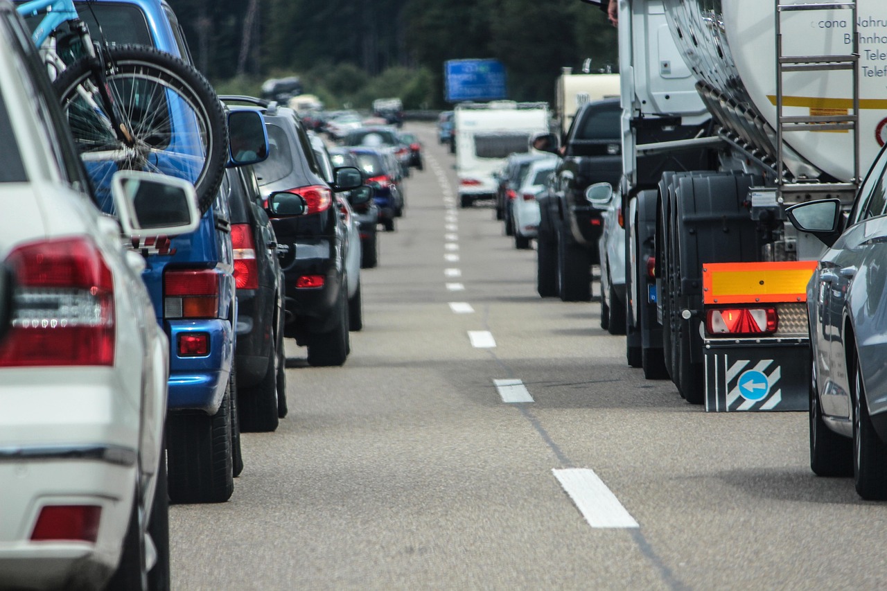 Zablokowana autostrada A4. Droga jest zablokowana