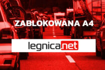 Zablokowana autostrada A4