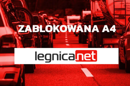 Zablokowana autostrada A4