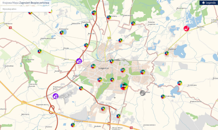 Podsumowanie funkcjonowania Krajowej Mapy Zagrożeń Bezpieczeństwa w powiecie legnickim – MAJ 2026