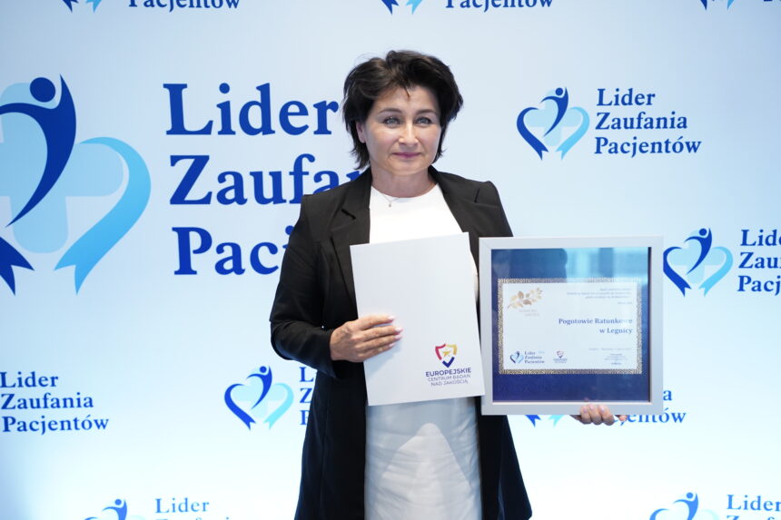 Legnickie pogotowie zdobyło tytuł „Lider Zaufania Pacjentów 2026”
