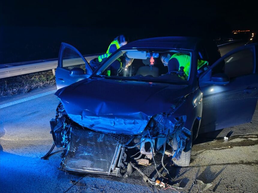 Rozbił auto na A4 i zgłosił fikcyjne porwanie. Pijany 24-latek zatrzymany