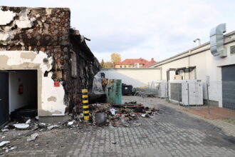 Podpalenie sklepu w Legnicy! Celowo uszkodził gazociąg, sprawca w areszcie