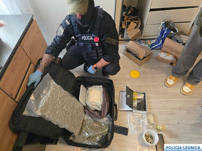 Fabryka metamfetaminy, broń i granaty. Wielka obława policji w Legnicy!