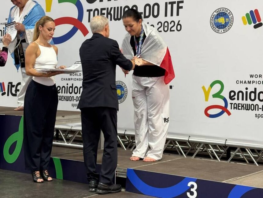 Medale Pucharu Świata dla policjantki z Legnicy. Wioletta Hanisch na podium